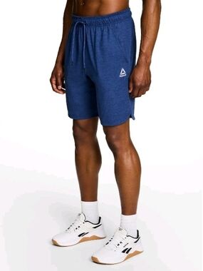 Reebok Men's 3XL Performance Legacy Core 9" Athletic Shorts Pockets Blue (CP)